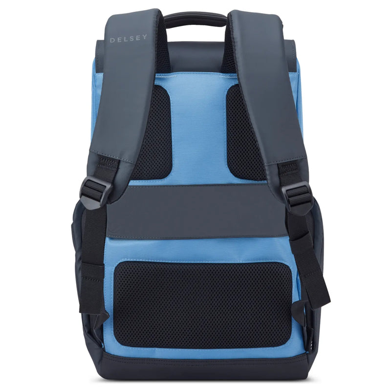 Delsey Securflap 15.6’’ Laptop Backpack with RFID - Blueberry