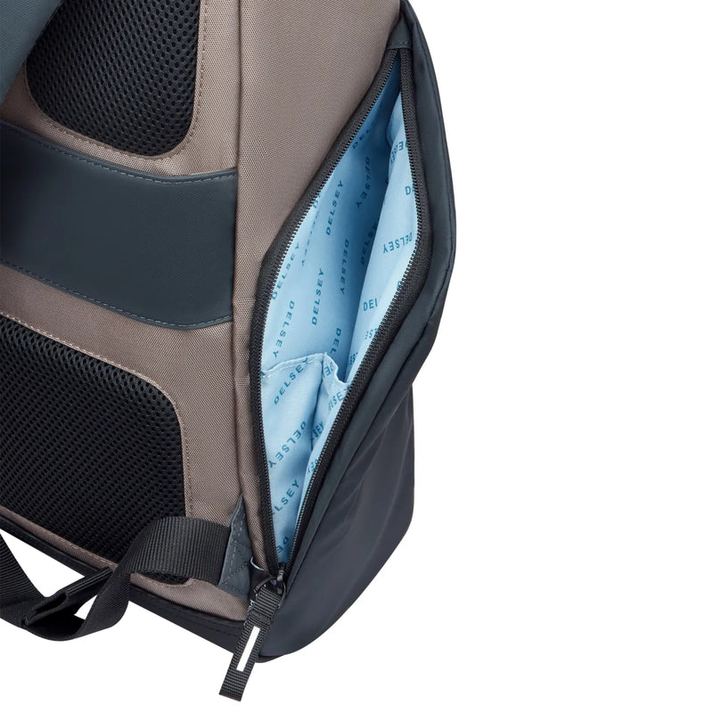 Delsey Securflap 15.6’’ Laptop Backpack with RFID - Brown