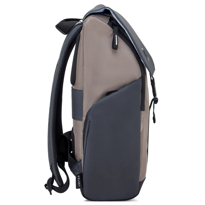 Delsey Securflap 15.6’’ Laptop Backpack with RFID - Brown