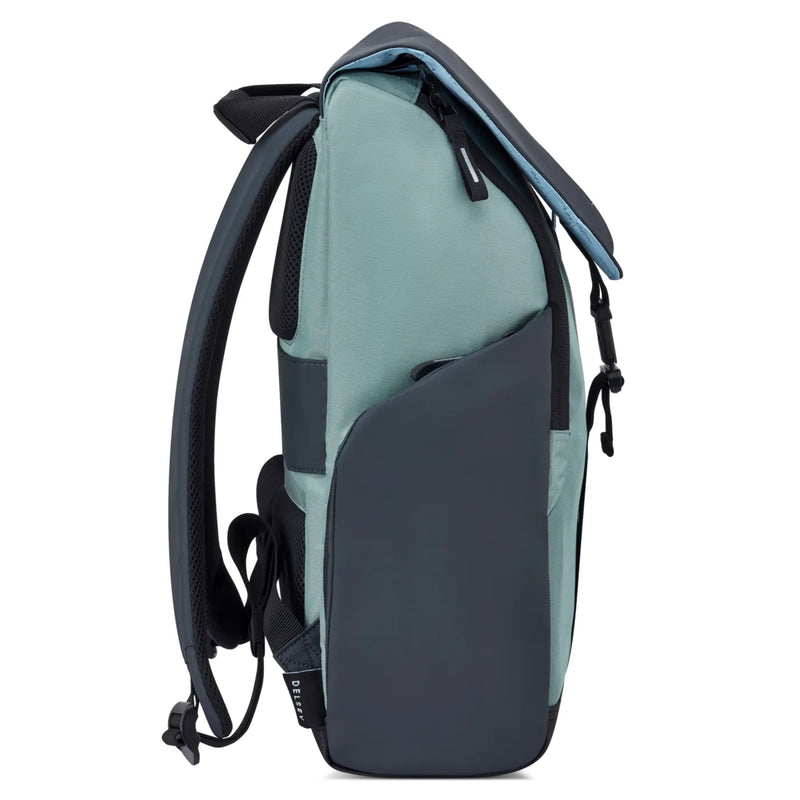Delsey Securflap 15.6’’ Laptop Backpack with RFID - Sage Green