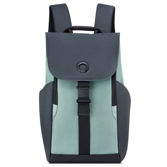 Delsey Securflap 15.6" Laptop Backpack with RFID - Sage Green