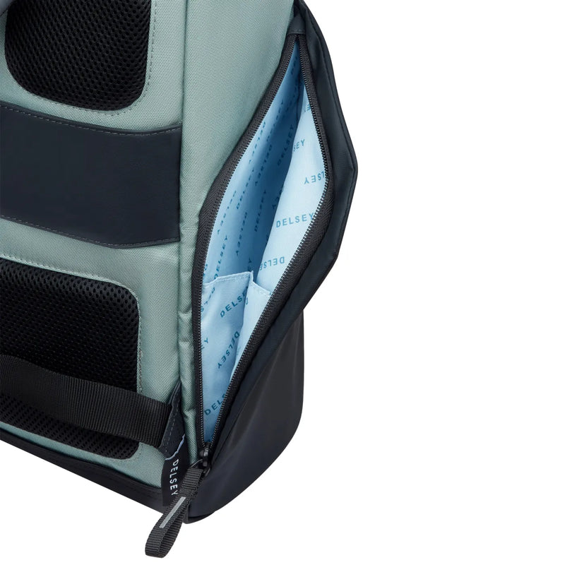 Delsey Securflap 15.6’’ Laptop Backpack with RFID - Sage Green