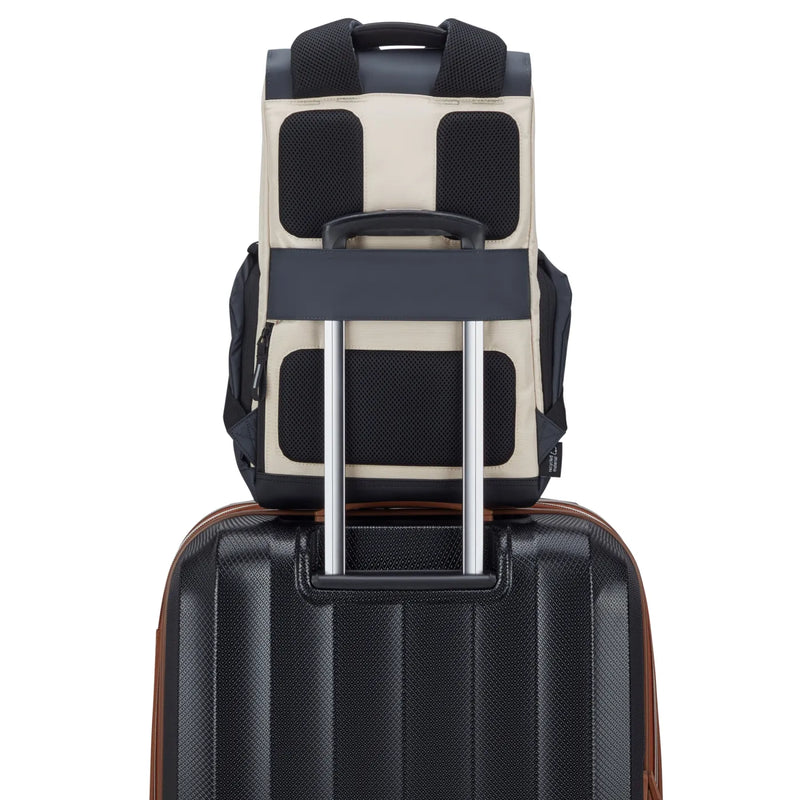 Delsey Securflap 15.6’’ Laptop Backpack with RFID - Sand