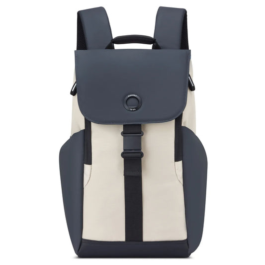 Delsey Securflap 15.6" Laptop Backpack with RFID - Sand