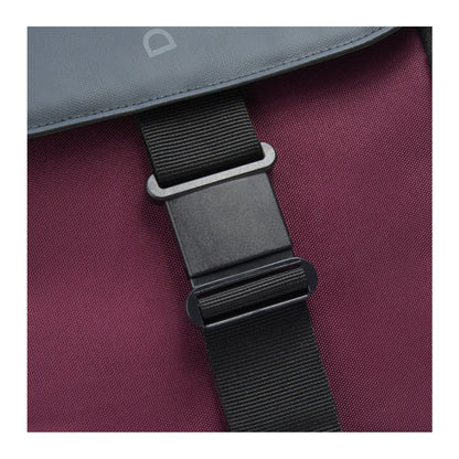 Delsey Securflap 16" Laptop Backpack with RFID - Burgundy