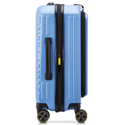 Delsey Securitime Zip 55 cm Top Opening 4-Wheel Expandable Cabin Suitcase - Lavender Blue