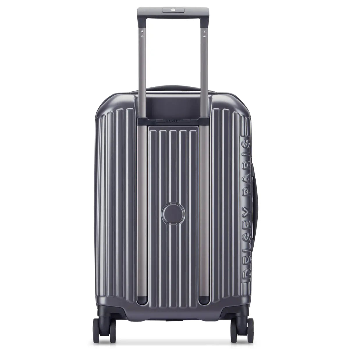 Delsey Securitime Zip 55 cm Top Opening 4-Wheel Expandable Cabin Suitcase - Anthracite