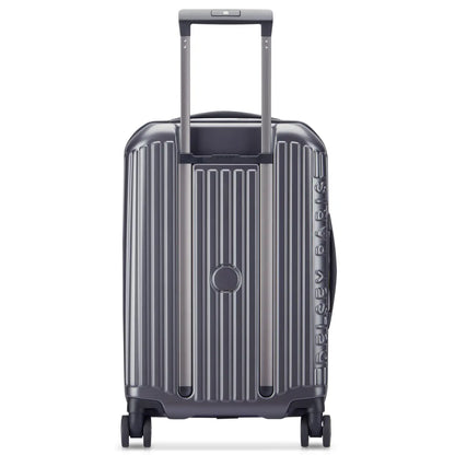 Delsey Securitime Zip 55 cm Top Opening 4-Wheel Expandable Cabin Suitcase - Anthracite