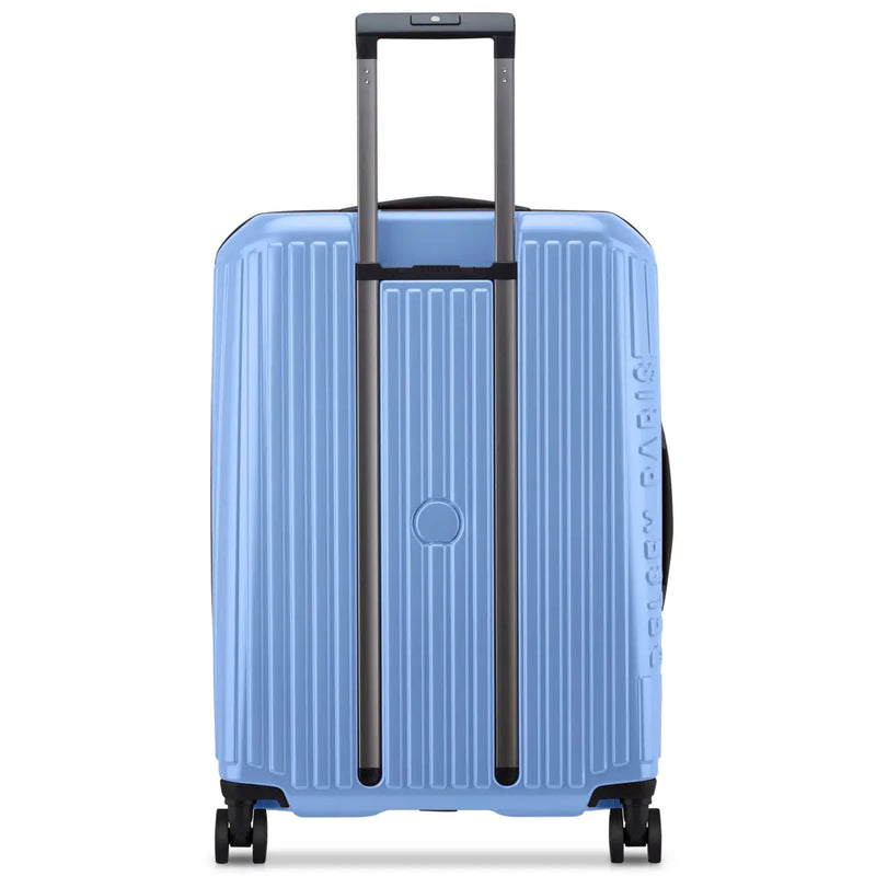 Delsey Securitime Zip 66 cm Top Opening 4-Wheel Expandable Suitcase - Lavender Blue