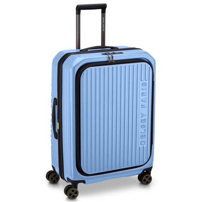 Delsey Securitime Zip 66 cm Top Opening 4-Wheel Expandable Suitcase - Lavender Blue