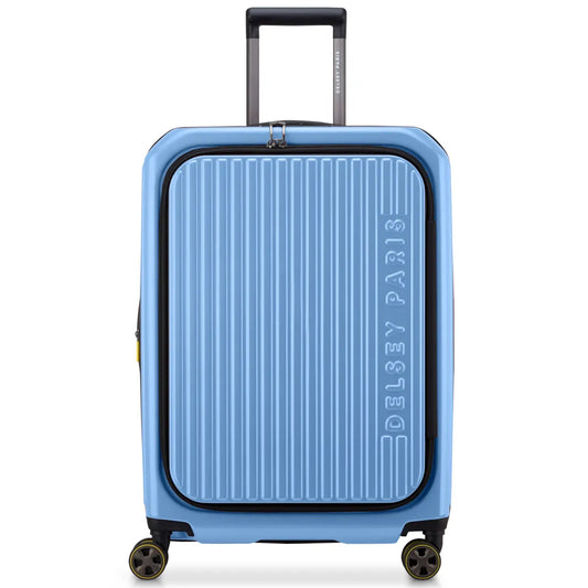 Delsey Securitime Zip 66 cm Top Opening 4-Wheel Expandable Suitcase - Lavender Blue