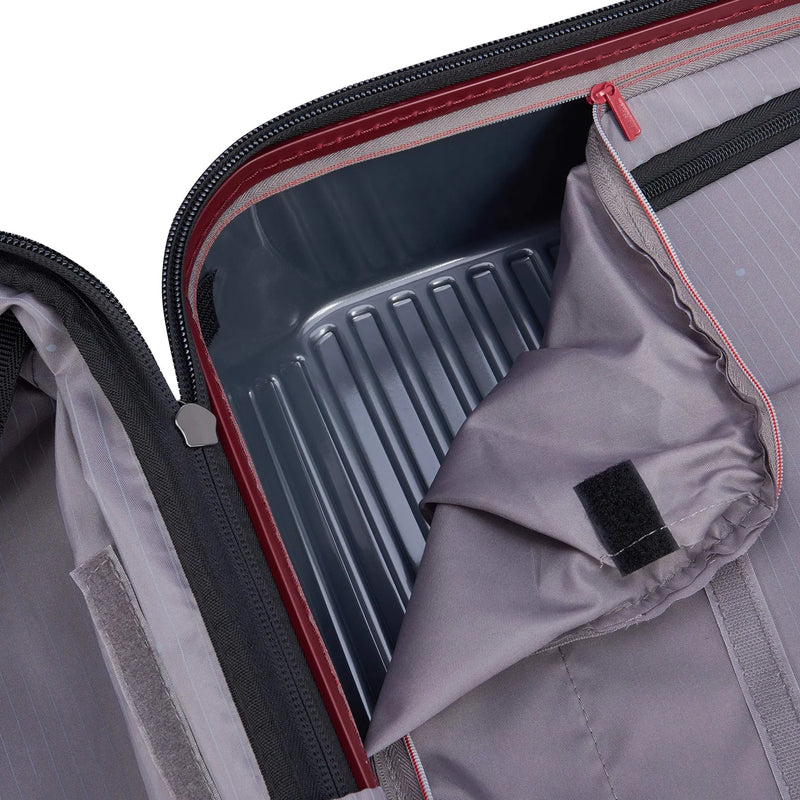 Delsey Securitime Zip 68 cm red, interior with removable washable liner