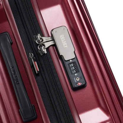 Integrated TSA combination lock with Securitech zip cover