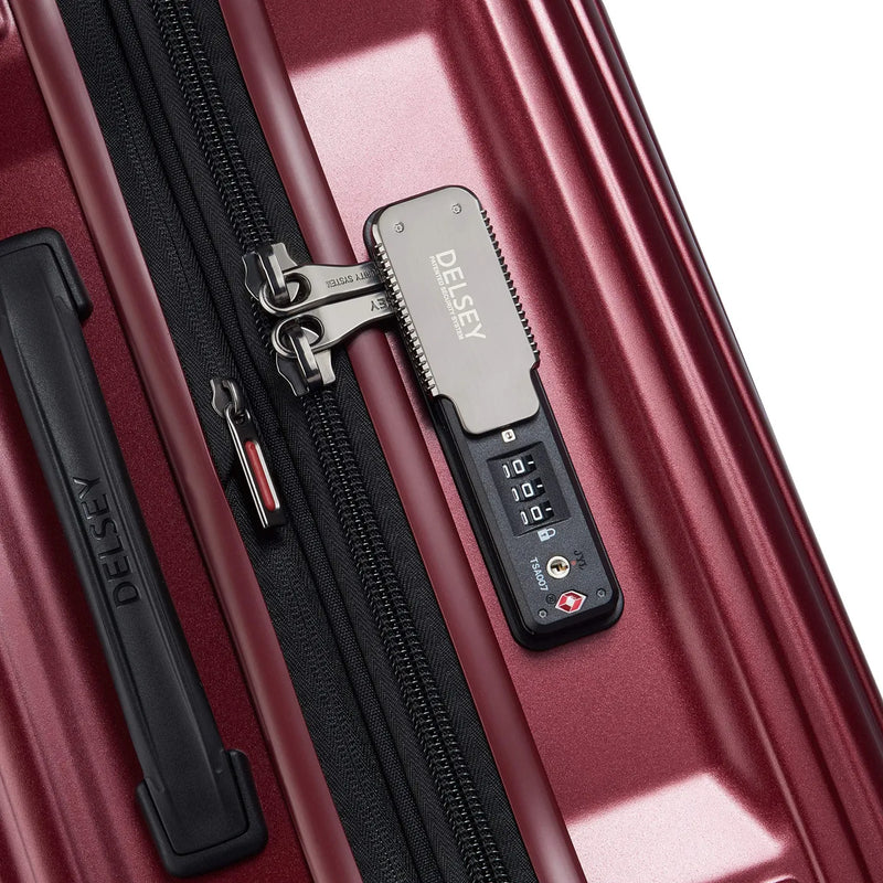 Integrated TSA combination lock with Securitech zip cover
