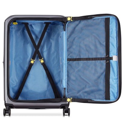 Delsey Securitime Zip 76 cm Top Opening 4-Wheel Expandable Suitcase - Anthracite
