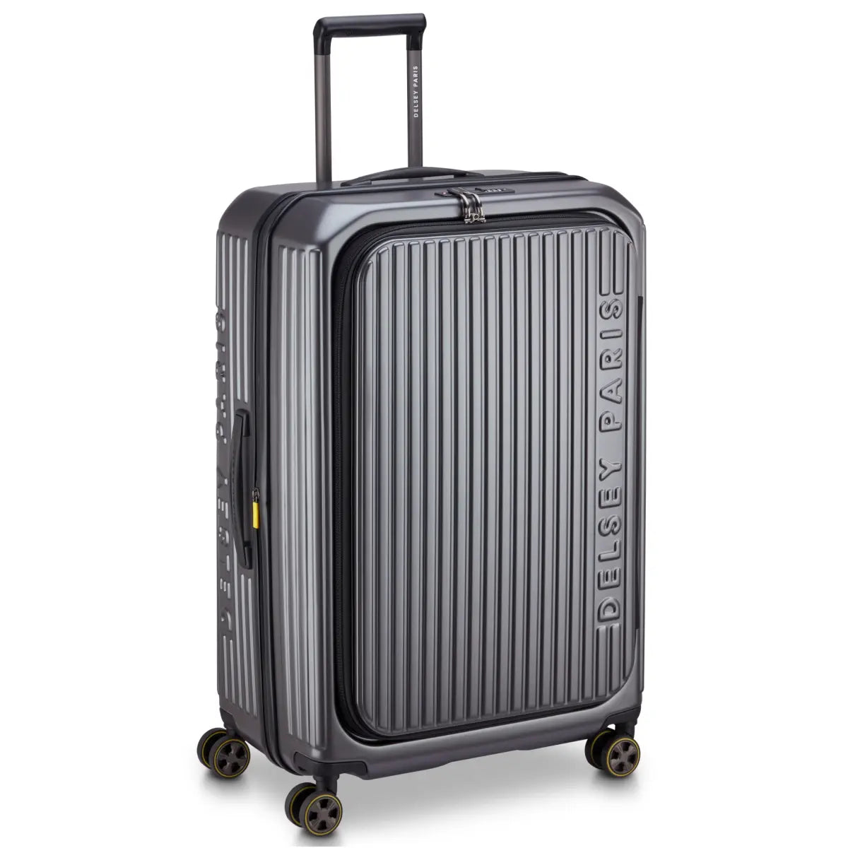 Delsey Securitime Zip 76 cm Top Opening 4-Wheel Expandable Suitcase - Anthracite