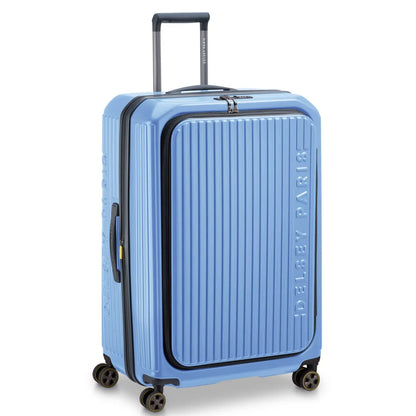 Delsey Securitime Zip 76 cm Top Opening 4-Wheel Expandable Suitcase - Lavender Blue