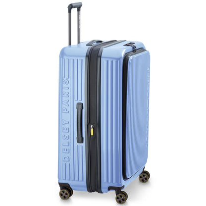 Delsey Securitime Zip 76 cm Top Opening 4-Wheel Expandable Suitcase - Lavender Blue
