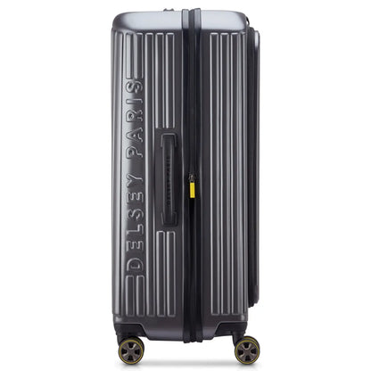 Delsey Securitime Zip 76 cm Top Opening 4-Wheel Expandable Suitcase - Anthracite