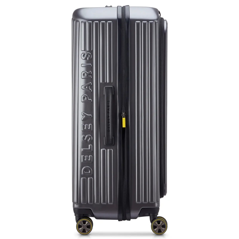 Delsey Securitime Zip 76 cm Top Opening 4-Wheel Expandable Suitcase - Anthracite