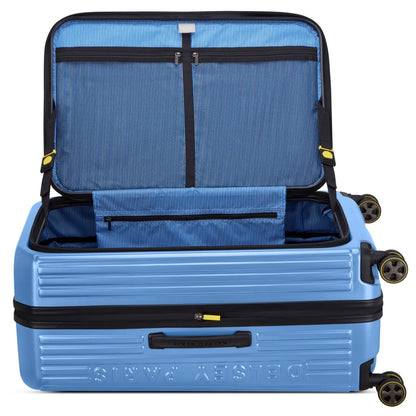 Delsey Securitime Zip 76 cm Top Opening 4-Wheel Expandable Suitcase - Lavender Blue