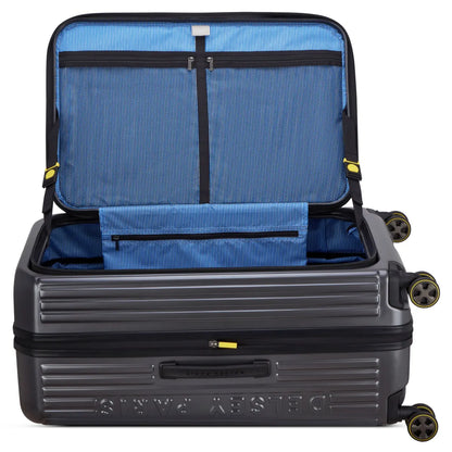 Delsey Securitime Zip 76 cm Top Opening 4-Wheel Expandable Suitcase - Anthracite