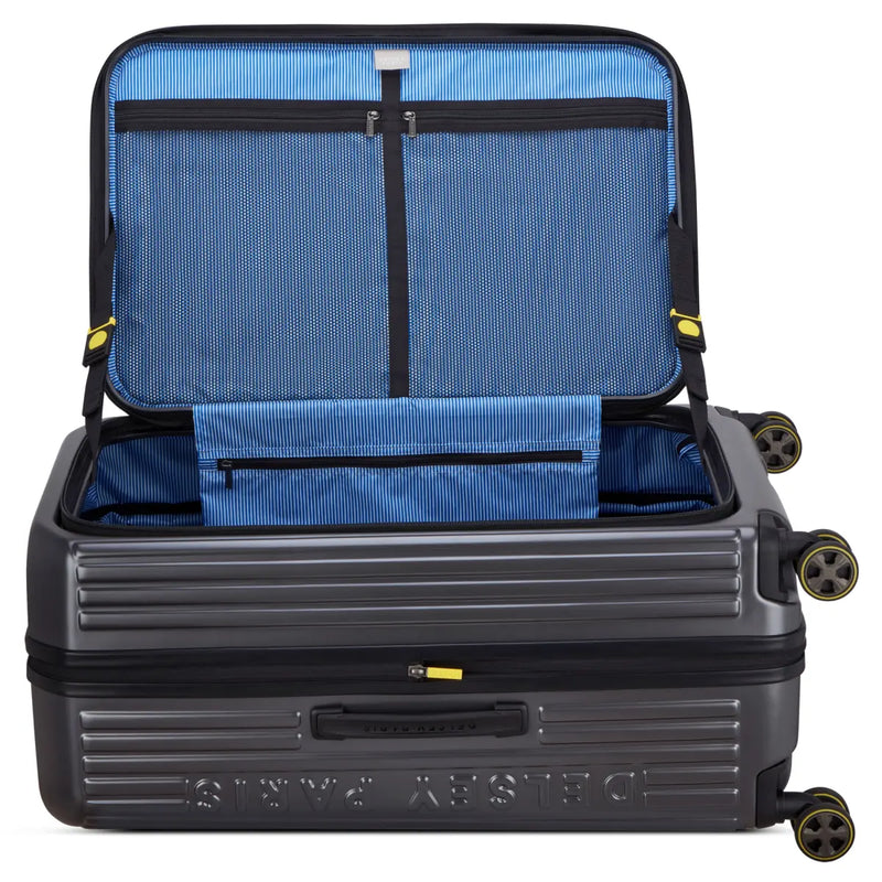Delsey Securitime Zip 76 cm Top Opening 4-Wheel Expandable Suitcase - Anthracite
