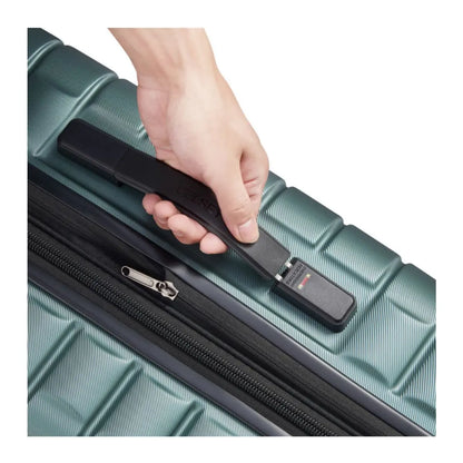 Weight indicator integrated into the handle