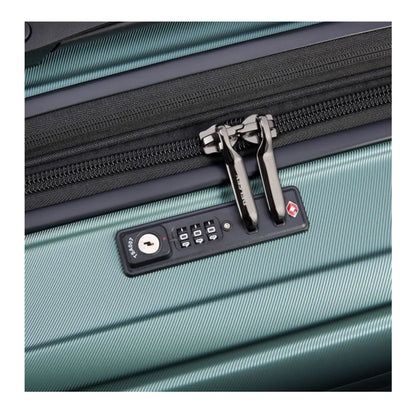 Recessed combination lock with TSA