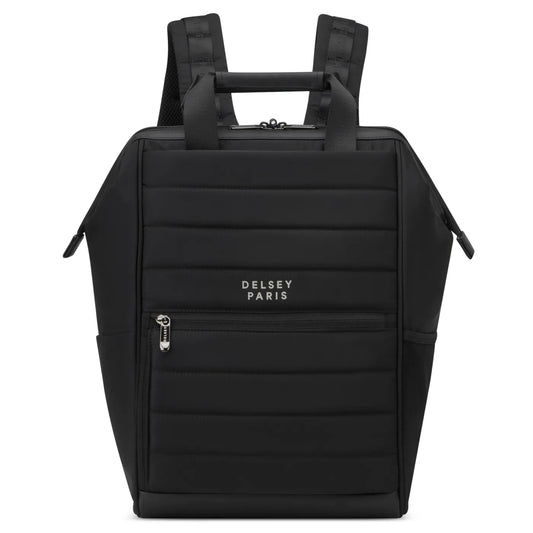 Delsey Shadow 5.0 Soft 15.6" Laptop Backpack - Black
