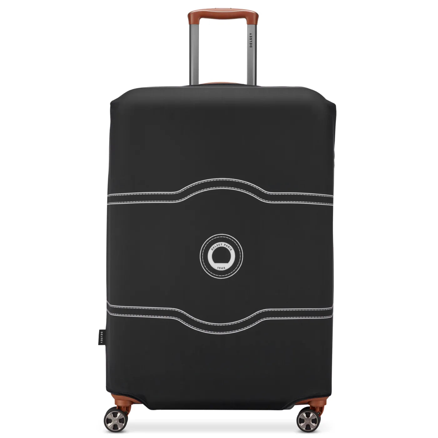 Delsey Suitcase Cover - Large (Fits 73 cm - 79 cm Suitcase) - Black