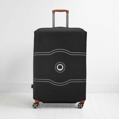 Delsey Suitcase Cover is fitted over a  Large suitcase (Fits 73 cm - 79 cm Suitcase) - Black