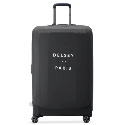 Delsey Luggage Cover - Large (Fits 76 cm - 83 cm Luggage) - Black