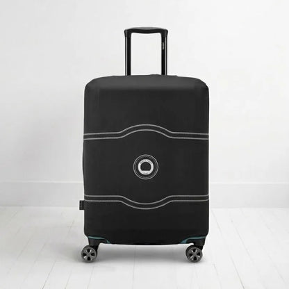 Delsey Luggage Cover is fitted over a medium suitcase (Fits 66 cm - 73 cm Suitcase) 