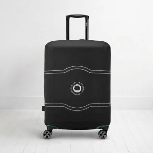 Delsey Luggage Cover is fitted over a medium suitcase (Fits 66 cm - 73 cm Suitcase) 