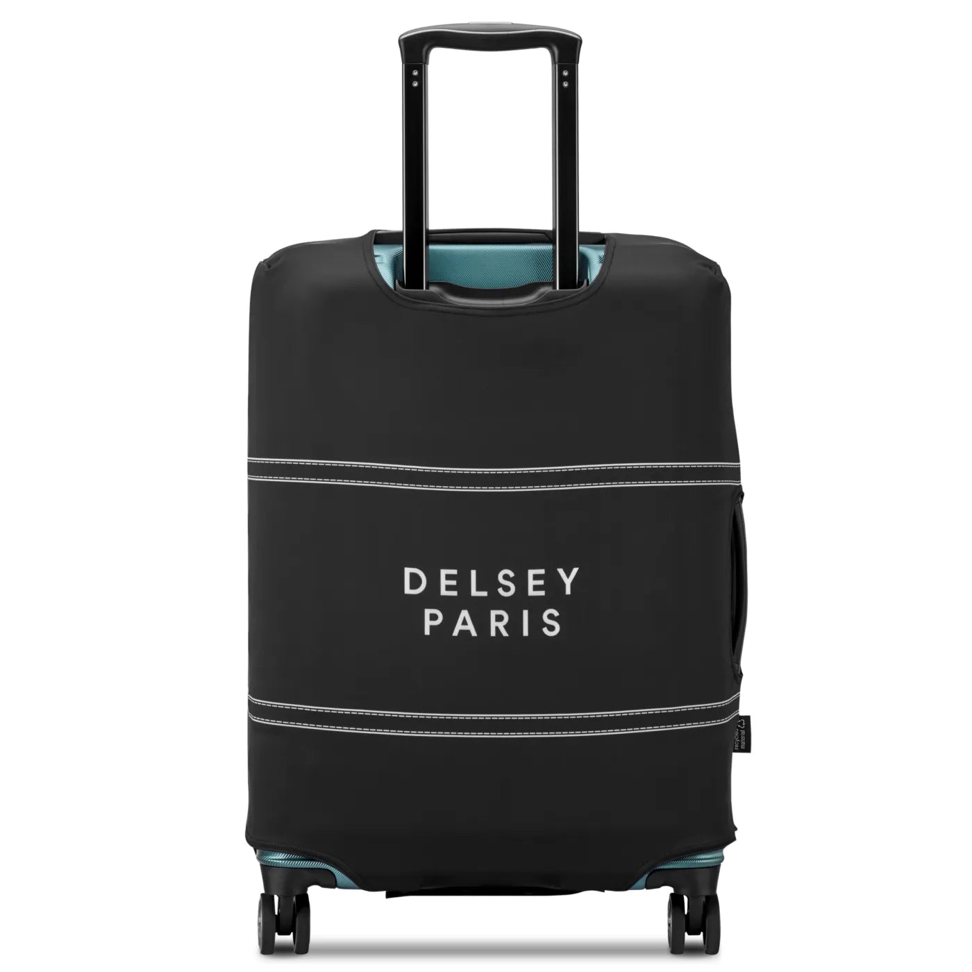 Delsey Suitcase Cover - Medium (Fits 66 cm - 73 cm Suitcase) - Black
