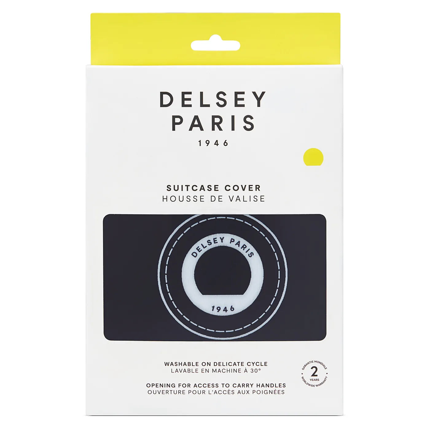 Delsey Luggage Cover - Medium (Fits 66 cm - 73 cm Suitcase) - Black