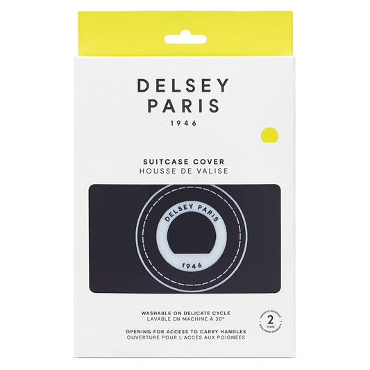 Delsey Luggage Cover - Medium (Fits 66 cm - 73 cm Suitcase) - Black