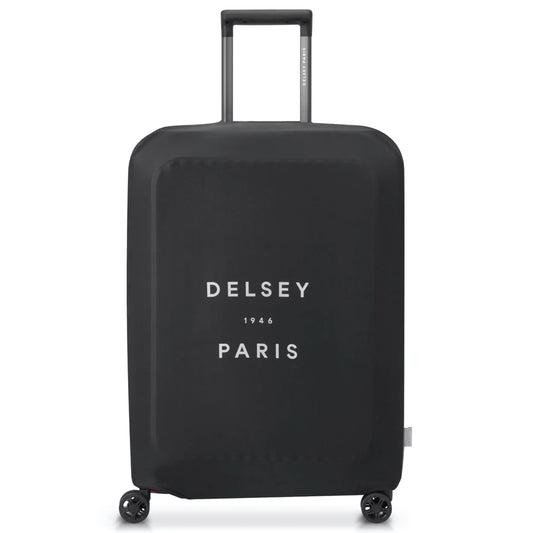 Delsey Luggage Cover - Medium (Fits 66 cm - 76 cm Luggage) - Black