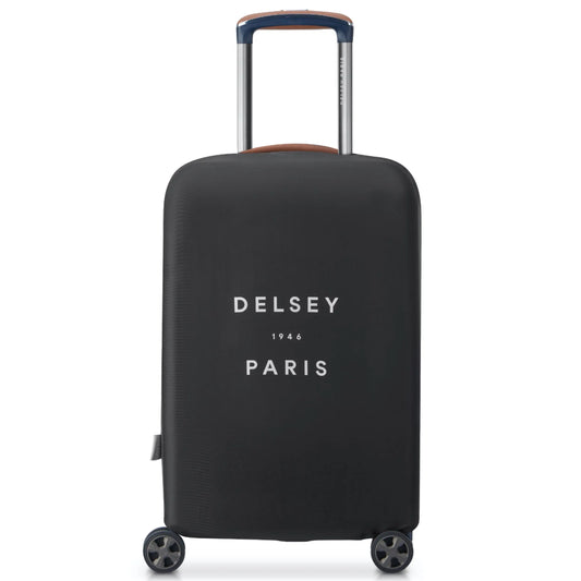 Delsey Luggage Cover - Small (Fits 55 cm - 66 cm Luggage) - Black