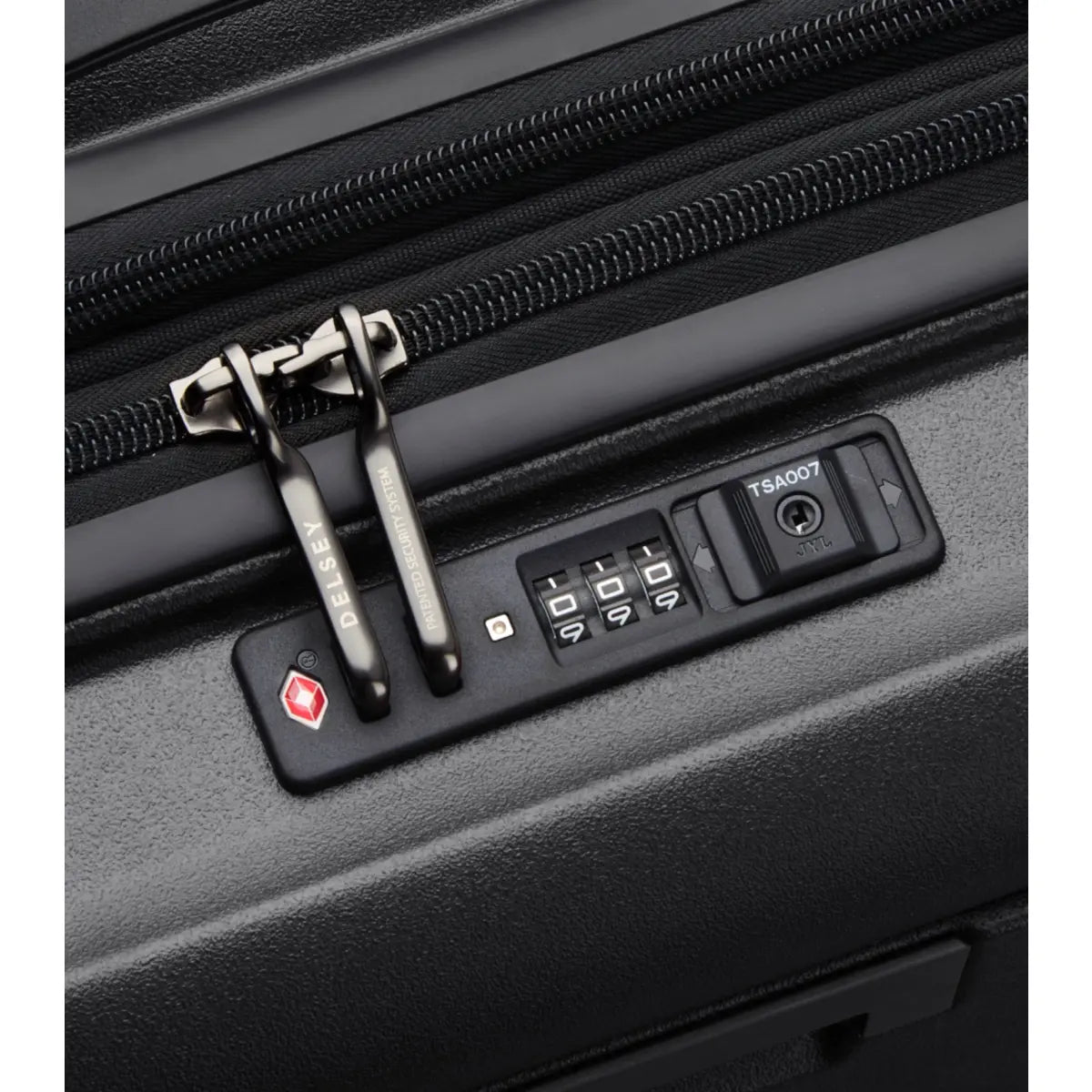 Recessed combination lock with TSA