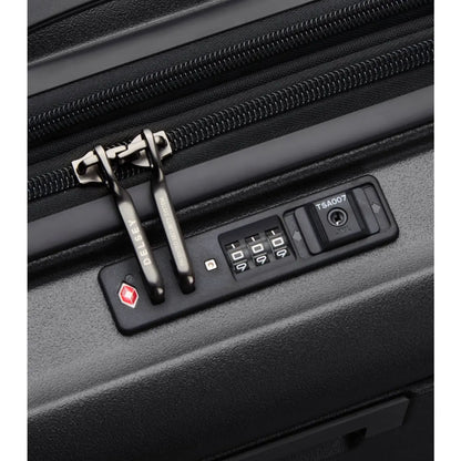 Recessed combination lock with TSA