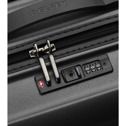 Recessed combination lock with TSA