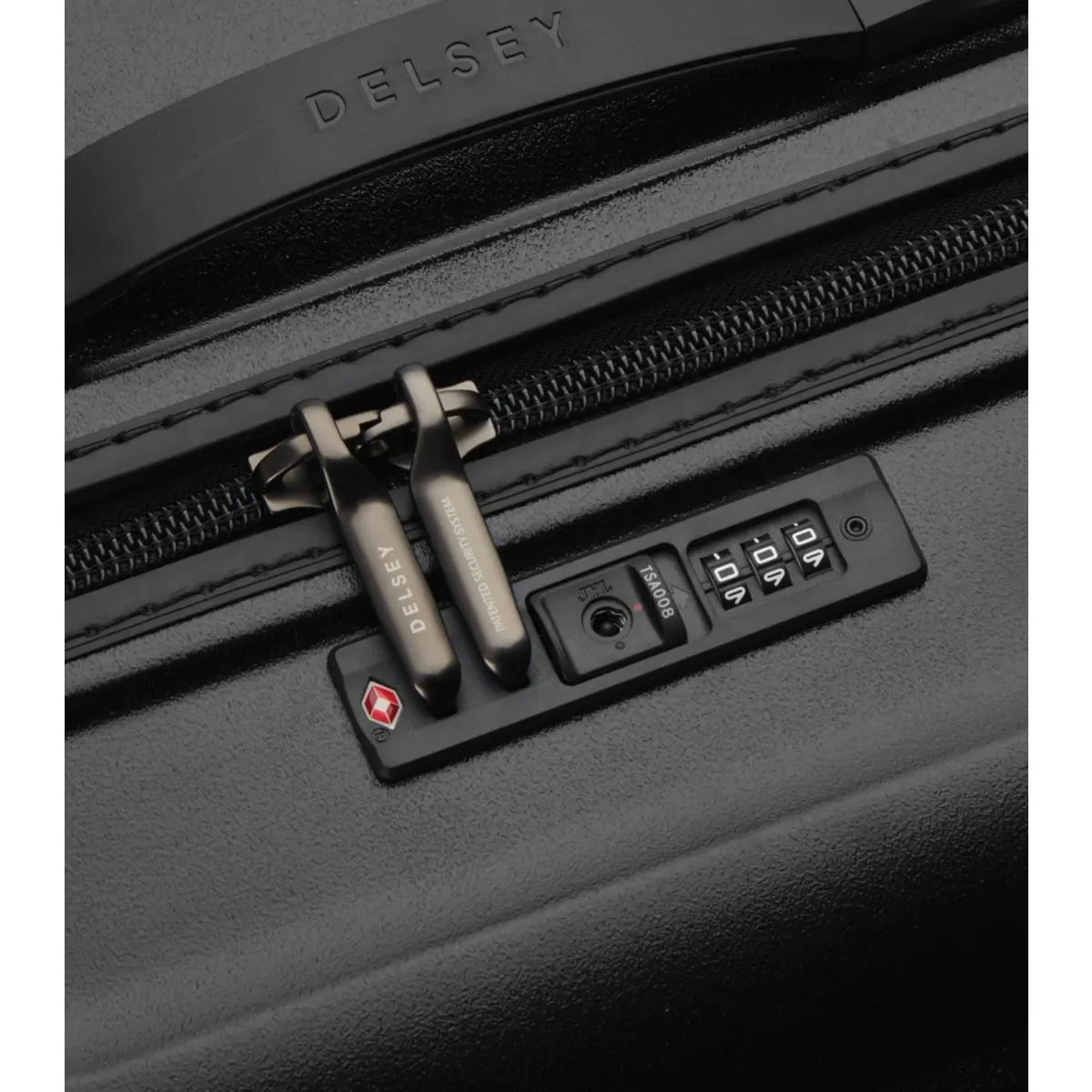 Recessed combination lock with TSA