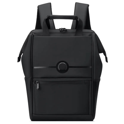Delsey Turenne Soft 14" Laptop Backpack with RFID - Black