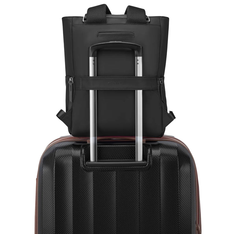 Delsey Victoire 15.6’’ Laptop Tote Backpack - Black