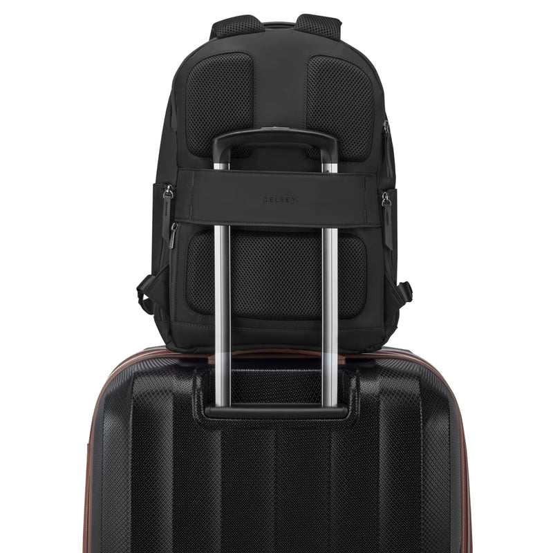Delsey Victoire Round 15.6’’ Laptop Backpack - Black