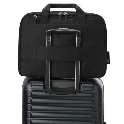 Smart sleeve for easy attachment to suitcase handle (luggage for display purpose only)