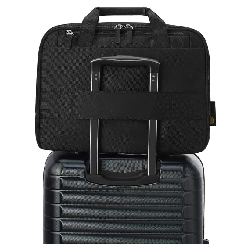 Smart sleeve for easy attachment to suitcase handle (luggage for display purpose only)