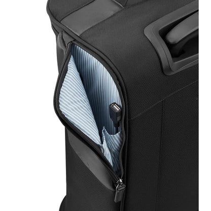 USB port in side pocket (battery pack not included)